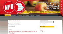 Desktop Screenshot of npd-mittelfranken.de