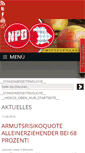 Mobile Screenshot of npd-mittelfranken.de
